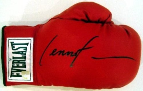 Lennox Lewis Signed Everlast Boxing Glove
