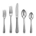 Gorham Ribbon Edge Stainless Flatware 5 Piece Place Setting
