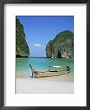 Ao Maya, Phi Phi Le, Ko Phi Phi, Krabi Province, Thailand, Southeast Asia Photography Framed Art Poster Print by Bruno Morandi, 18x22