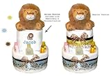 Tumbleweed Babies 1160012 King of the Jungle Diaper Cake 2 Tier
