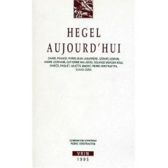 Hegel aujourd'hui