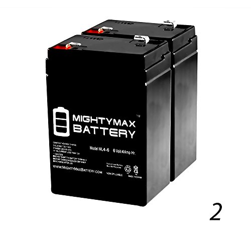 Mighty Max Battery 6V 4.5AH SLA Battery for Game Deer Feeder Mojo Duck - 2 Pack