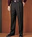 Wool/Cashmere Pleated Front Trouser