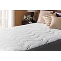 Sunbeam California King Quilted Cotton Top Heated Electric Warming Mattress Pad 250 Thread Count from Sunbeam