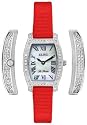 Women's La Petite Full Diamond Red Grosgrain Strap
