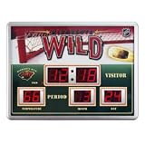 Minnesota Wild Clock - 14"x19" Scoreboard