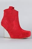 Jeffrey Campbell The Hilton Shoe in Red Suede - Shoes for Women