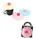 Silicone Watertight Cup Mug Lid Cover Cap leak proof leakproof Set selection 4pcs (Roses)