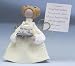 Heavenly Wishes Birthday Angel Holding A Cake Figurine