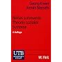 Niklas Luhmanns Theorie sozialer Systeme: Eine Einf�hrung (Uni-Taschenb�cher S)