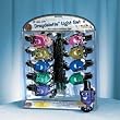 Set of 10 Draydelette Multi-Color Dreidel Chanukah String Lights - Green Wire