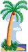 Palm Tree Large Party Standup Poster , 37x67