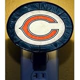 Chicago Bears Memory Company Art Glass Night Light NFL Football Fan Shop Sports Team Merchandise