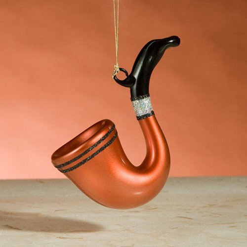 De Carlini Ltd Ed Sherlock Holmes Pipe Italian Mouthbown Glass Christmas Ornament De Carlini Ltd Ed Sherlock Holmes Pipe Italian Mouthbown Glass Christmas Ornament