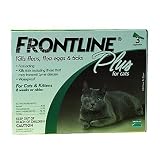 Merial Frontline Plus 6 Packs Green Flea & Tick Preventative- Cat All Sizes