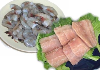 2 lbs. Cobia and 2 lbs. Jumbo Shrimp by Charleston Seafood