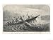 His Boat is Rammed by a Hippopotamus Displeased Because Its Young Have Been Shot by t...