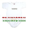 Baby Bodysuit White " Flag Tajikistan " Country