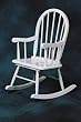 Bowback Child Rocking Chair in White Finish By Storkcraft Baby Furniture