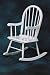 Bowback Child Rocking Chair in White Finish By Storkcraft Baby Furniture