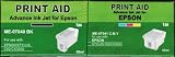 set of two compatible inkjet cartridges t040 black and t041 colour for use in epson stylus c62/cx3200