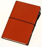 CIAK Burnt Orange Italian Leather Golf Notebook/Scorecard - with mini pen, handmade in Italy Outdoor Living