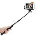 Selfie Stick, Dealgadgets Extendable Self-portrait Monopod with Adjustable Phone Holder & Built-in Remote Shutter for iPhone 6 Plus, iPhone 5 5s 5c, Samsung Galaxy S6,S6 Edge,S5 With Clean Cloth (wired)