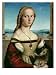 Portrait of a Young Woman with a Unicorn, circa 1505-6 Art Styles Giclee Poster Print by Raphael, 24x32