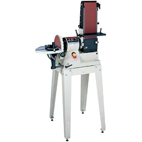 JET 708596K JSG-96OS 6-Inch 9-Inch 3 4 Horsepower Open Stand Belt Disc Sander, 115-Volt 1 Phase by Jet