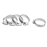 uxcell ホース クランプ ボルト リリース 27mm - 51mm ワーム ドライブ パイプ ホープス