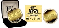 Boston Red Sox 2007 American League Champions 24KT Gold Coin - Boston Red Sox Collectible Coin