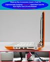 mCover&reg; ORANGE Hard Shell Case for Acer Aspire One 8.9" Netbook - Compatible with 3/6/9-cell battery
