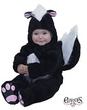 Velvet Panne Skunk Newborn Baby Costume