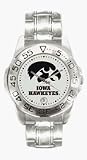 Iowa Hawkeyes Gameday Sport Ladies' Watch with a Metal Band