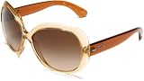 Ray-Ban Women's RB4098 JACKIE OHH II Sunglasses,Light Brown
Frame/Brown Gradient Lens,one size