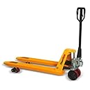 Giant Move MB-P25S Steel Hand Pallet Truck, 5500 lbs Capacity, 48" Length x 21" Width Fork, Yellow
