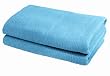 Fleuresse 2828 Fb. 2 Frottier Duschtuch, 70 cm, x 140 cm, hellblau, 2-er Pack