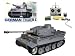 RC German Tiger Tank - Shoots Pettets - Smokes - Radio Remote Control - 1:16
