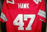 A.J. Hawk Autographed/Hand Signed Ohio State Buckeyes Football Jersey