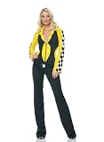 Race Car Driver Sexy Adult Halloween Costume Naughty Nascar Hot Rod Girl Pit Crew Jumpsuit Outfit