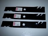 Set of 3, Genuine Gator 3-in-1 Mulcher Blades To Replace Craftsman, Poulan, Husqvarna Blade 180054, 173920, 173921.