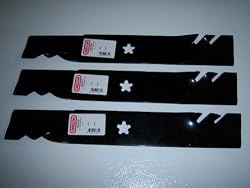 Set of 3, Genuine Gator 3-in-1 Mulcher Blades To Replace Craftsman, Poulan, Husqvarna Blade 180054, 173920, 173921.