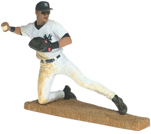 McFarlane Toys MLB Sports Picks Series 2 Action Figure Derek Jeter (New York Yankees) White Pinstripe Jersey