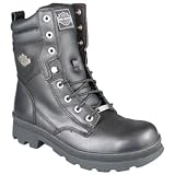 Harley Davidson Mens Triton Lace Up Boot Black Boots by Harley-Davidson