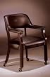 Dark Blue Captain Chair w/ wheel