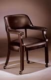 Dark Blue Captain Chair w/ wheel