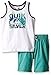 Quiksilver Little Boys' 2 Piece Graphic Tank Top with Short