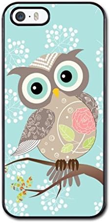 Generic High Quality Snap On Cocking Head New Fancy Owl Design Polycarbonate (PC) Hard Cellphone Case Back Skin Cover Protector For iPhone 5,5S (Choose from Black and White)