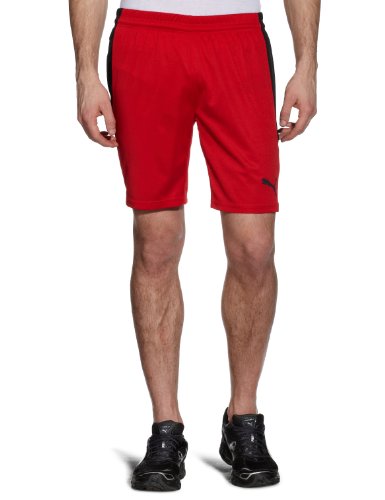 PUMA Herren PowerCat 5.12 Shorts with inner slip, puma red-black, L, 701266 14 Preisvergleich