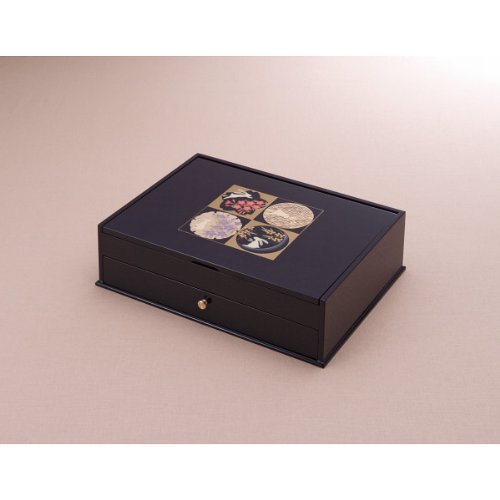 会津塗 四季うさぎ 引出付ホームBOX